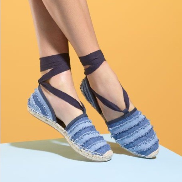 Jimmy Choo Shoes - NEW! Jimmy Choo Dolphin denim espadrille
